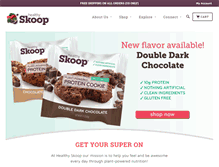 Tablet Screenshot of healthyskoop.com